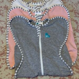 Love to Dream Swaddle Bundle Grey, Pink & Cream Like New